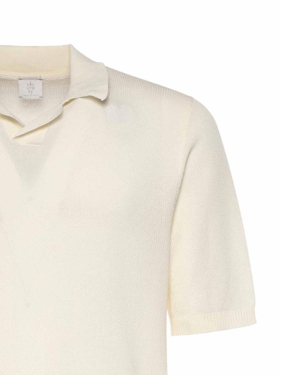 26SS 일레븐티 폴로 티셔츠 M76MAGM88MAG0M00801 White - ELEVENTY