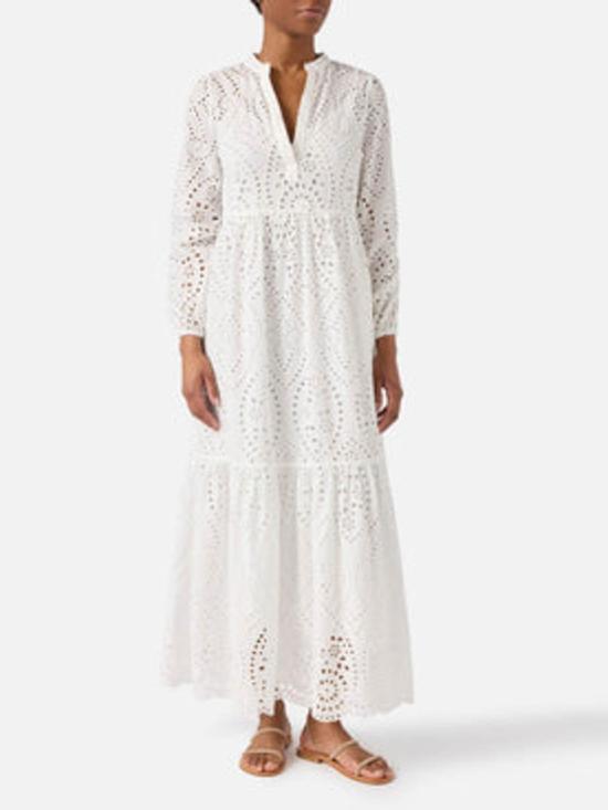 26SS 세인트바쓰 미디 스커트 SYV000101000L01000L White - MC2 SAINT BARTH