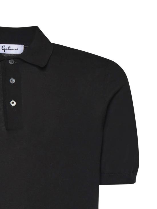 26SS 줄리아노 갈리아노 폴로 티셔츠 4315620731099 Black - GIULIANO GALIANO