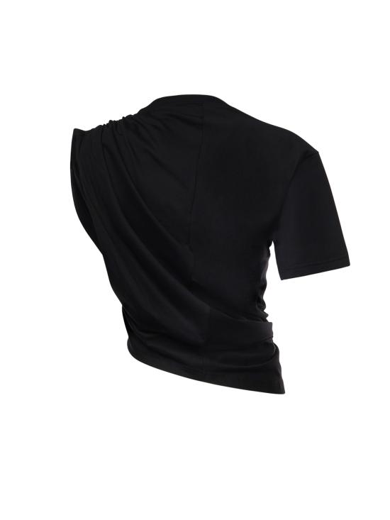 26SS 쿠레쥬 반팔 티셔츠 226JTS256JS0203 9999 BLACK - COURREGES