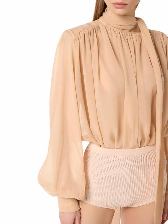 26SS 엘리자베타프랜치 민소매 티셔츠 CB00663E2EA1 Nude Neutrals - ELISABETTA FRANCHI