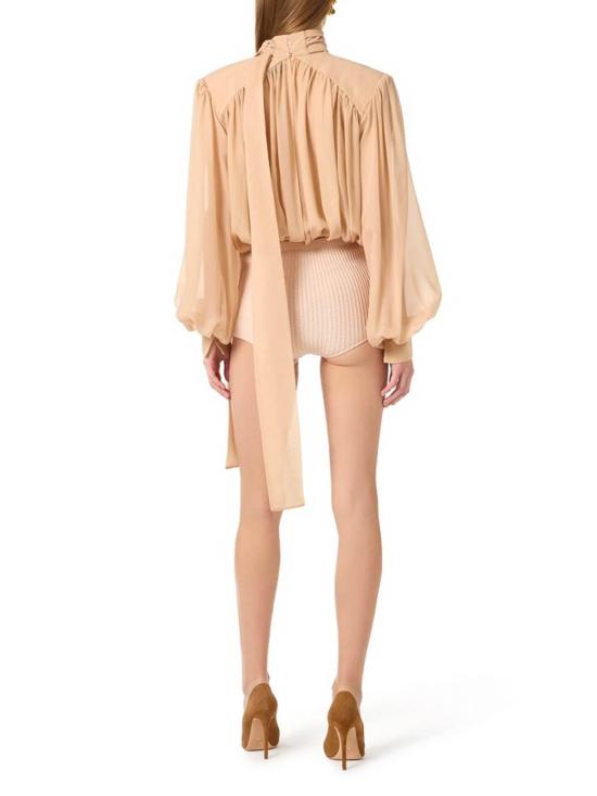 26SS 엘리자베타프랜치 민소매 티셔츠 CB00663E2EA1 Nude Neutrals - ELISABETTA FRANCHI