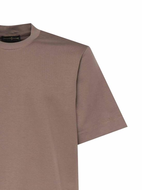 26SS 줄리아노 갈리아노 반팔 티셔츠 FUEGOTERRA Brown - GIULIANO GALIANO