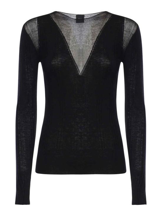 26SS 핑코 탑 106317A34BZ99 Black