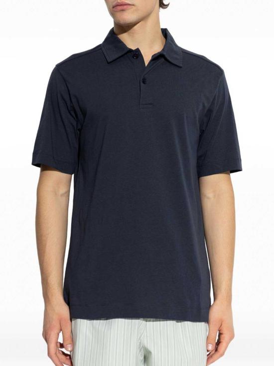 26SS 드리스 반 노튼 폴로 티셔츠 2610211023600509 Dark Blue - DRIES VAN NOTEN