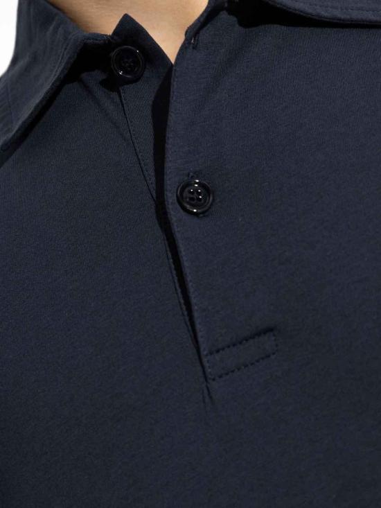 26SS 드리스 반 노튼 폴로 티셔츠 2610211023600509 Dark Blue - DRIES VAN NOTEN