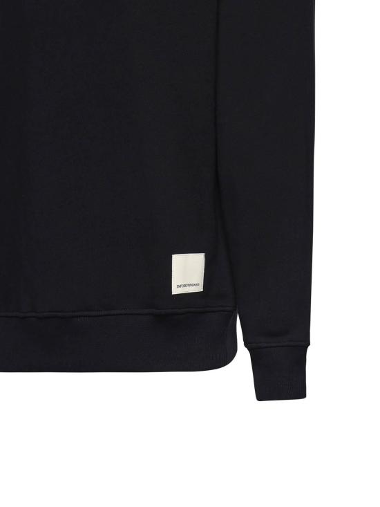 26SS 엠포리오 아르마니 후드 티셔츠 8N1MM21JFHZ09Q3 Black - EMPORIO ARMANI