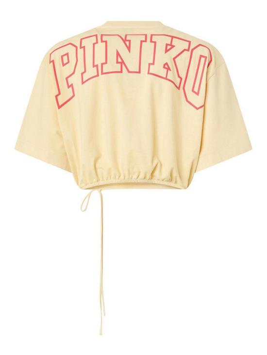 26SS 핑코 민소매 티셔츠 106871A3BMC19 Yellow - PINKO