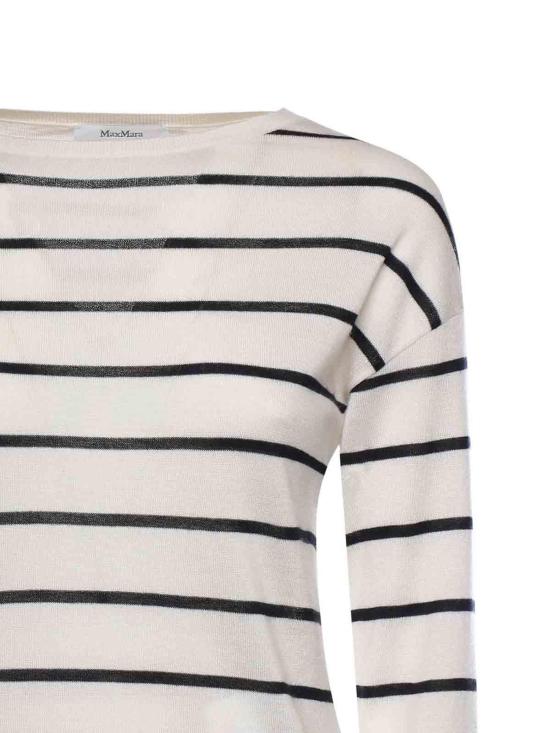 26SS 막스마라 긴팔 티셔츠 26113610386E15 White - MAX MARA