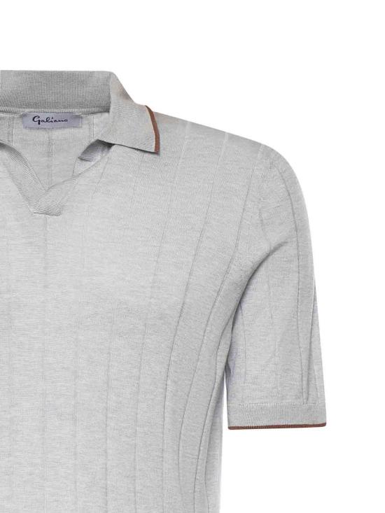 26SS 줄리아노 갈리아노 폴로 티셔츠 4318123510050 Grey - GIULIANO GALIANO