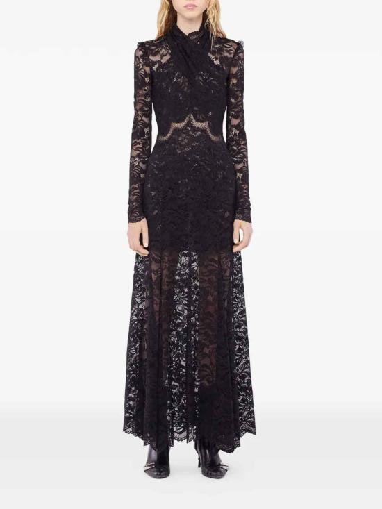 26SS 파코라반 롱 원피스 26PJRO233PA170P001 Black - PACO RABANNE