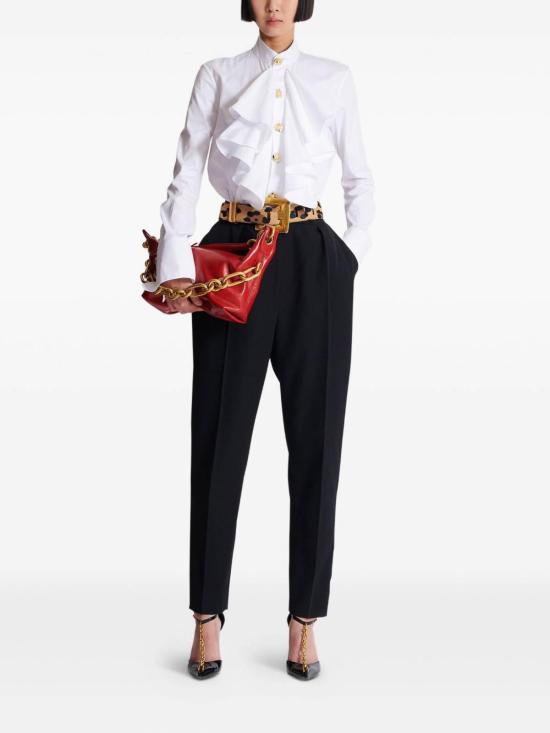  발망 블라우스 FF1HR150CG220FA White - BALMAIN