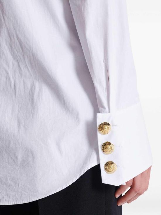  발망 블라우스 FF1HR150CG220FA White - BALMAIN