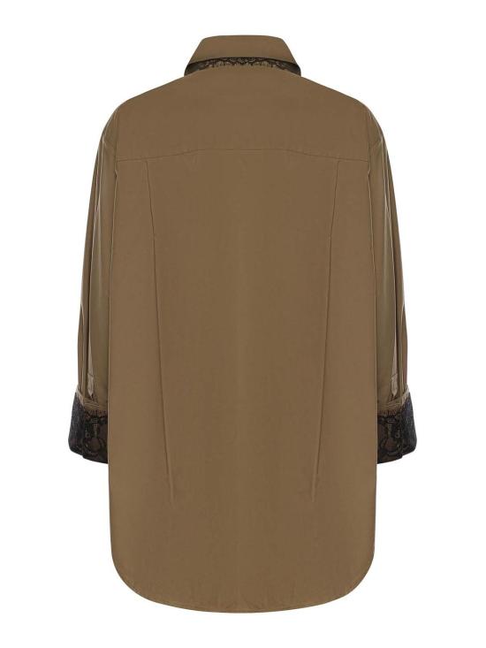 26SS 핑코 셔츠 107603A3NEX22 Green - PINKO