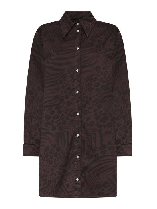 26SS 핑코 미디 스커트 106446A35AM28 Brown