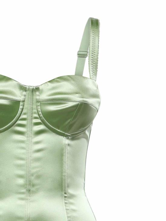 26SS 돌체앤가바나 미디 스커트 F6DIHTFURADV0098 Green - DOLCE & GABBANA
