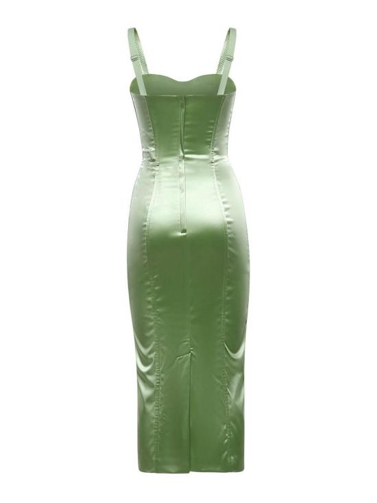 26SS 돌체앤가바나 미디 스커트 F6DIHTFURADV0098 Green - DOLCE & GABBANA