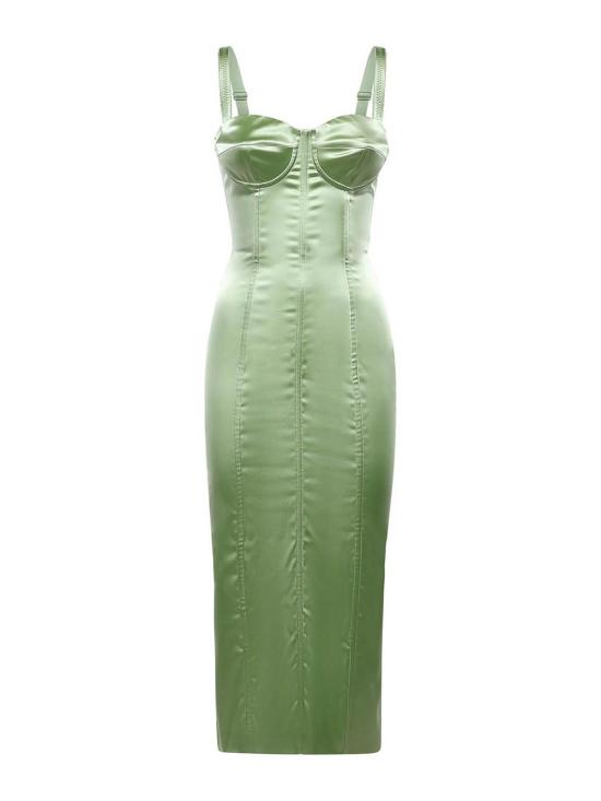 26SS 돌체앤가바나 미디 스커트 F6DIHTFURADV0098 Green
