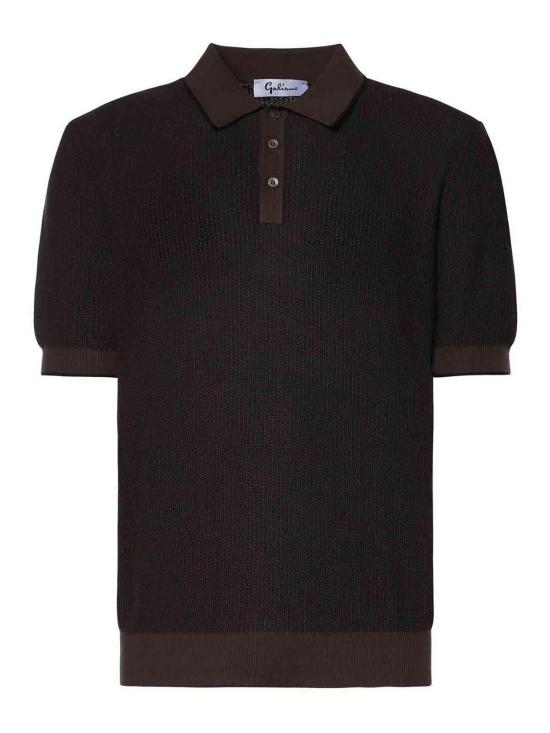 26SS 줄리아노 갈리아노 폴로 티셔츠 5711318069180 Brown