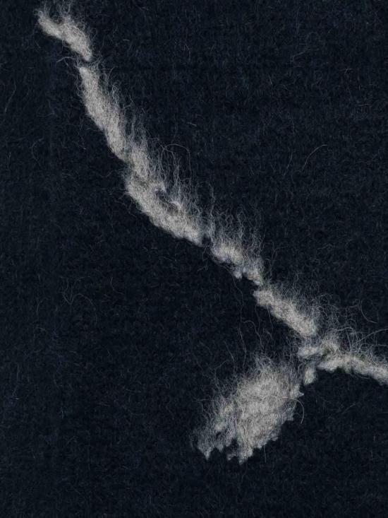 25FW 드리스 반 노튼 머플러/스카프 MOUTON2520212292709509 Blue - DRIES VAN NOTEN