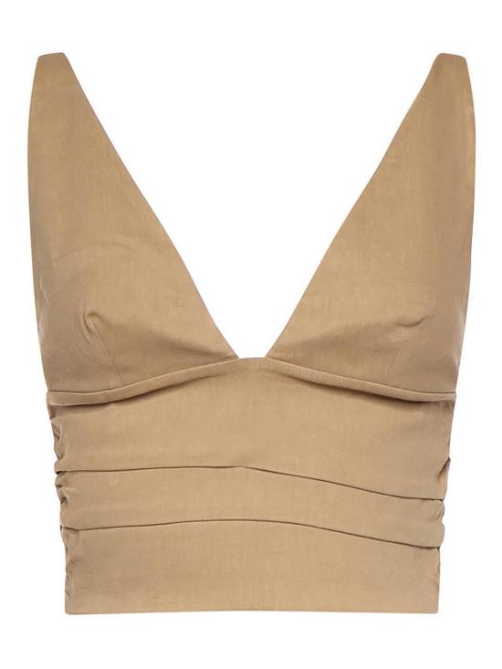 26SS 핑코 민소매 티셔츠 106567A34ID41 Beige