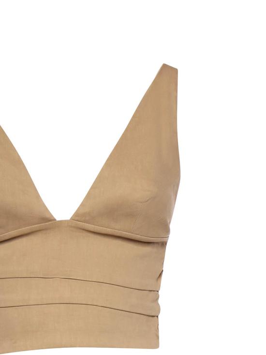 26SS 핑코 민소매 티셔츠 106567A34ID41 Beige - PINKO