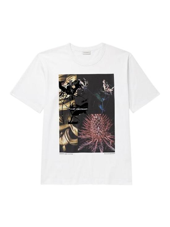 25FW 드리스 반 노튼 반팔 티셔츠 HEERPR25202111026001 White