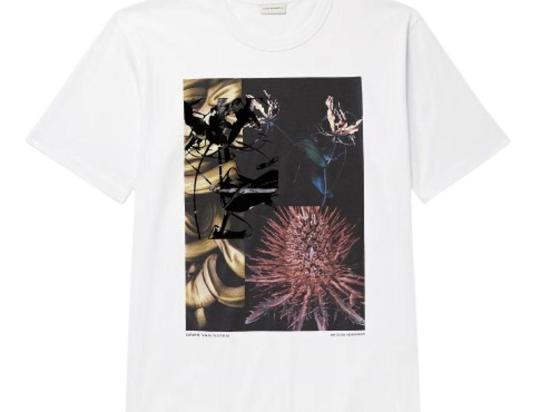 25FW 드리스 반 노튼 반팔 티셔츠 HEERPR25202111026001 White - DRIES VAN NOTEN