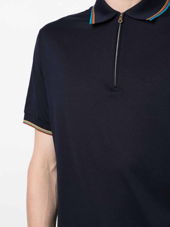 26SS 폴 스미스 폴로 티셔츠 M1R487YL0008949 Dark Blue - PAUL SMITH
