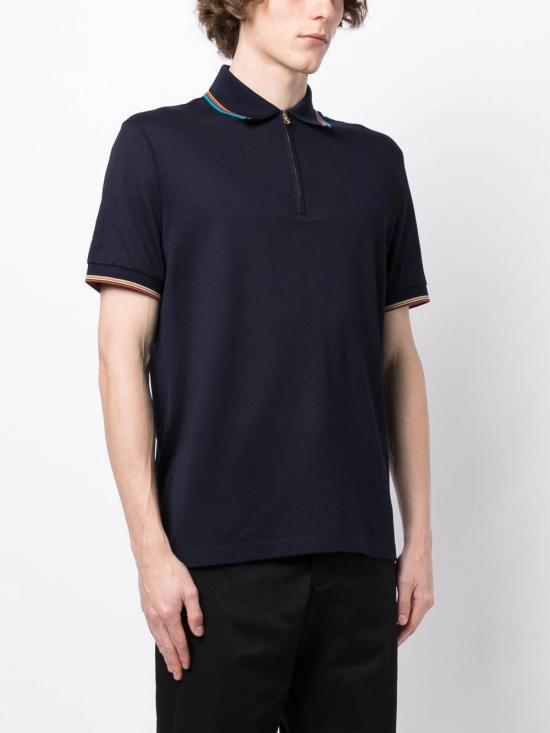 26SS 폴 스미스 폴로 티셔츠 M1R487YL0008949 Dark Blue - PAUL SMITH