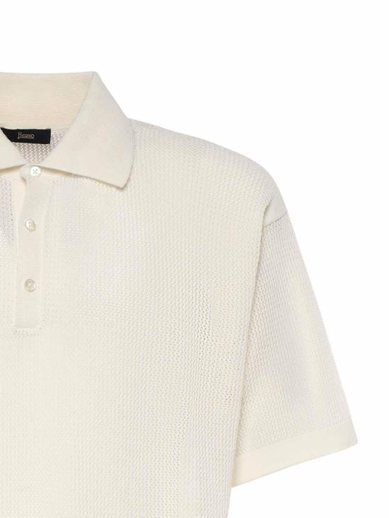 26SS 에르노 폴로 티셔츠 MPL00008U721271100 Beige - HERNO
