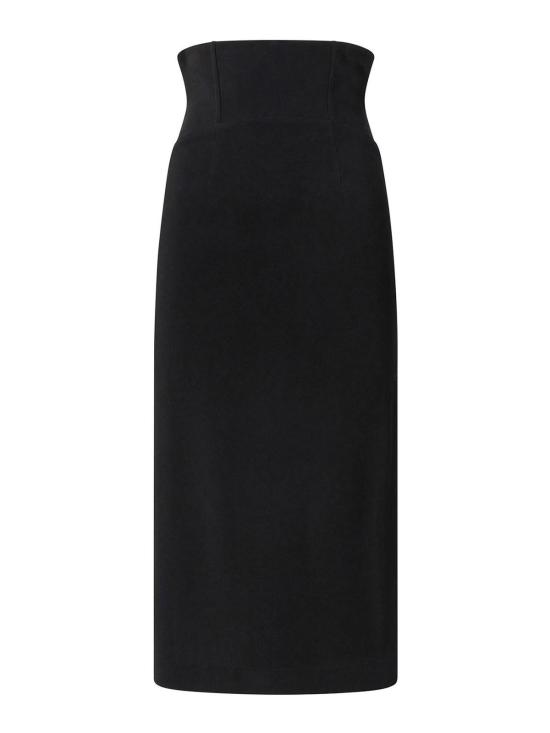 26SS 핑코 미디 스커트 106485A2Q2Z99 Black