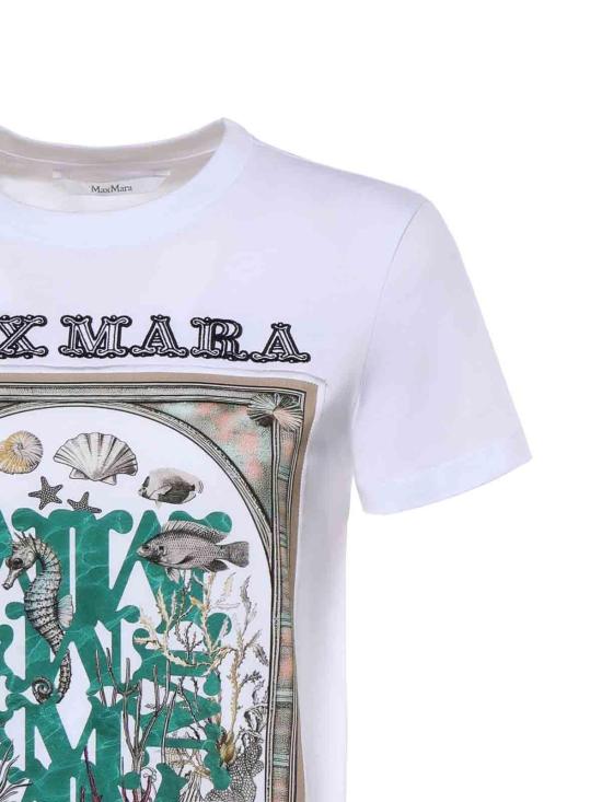 26SS 막스마라 스파디노 코튼 티셔츠 261194106260001E15 White - MAX MARA