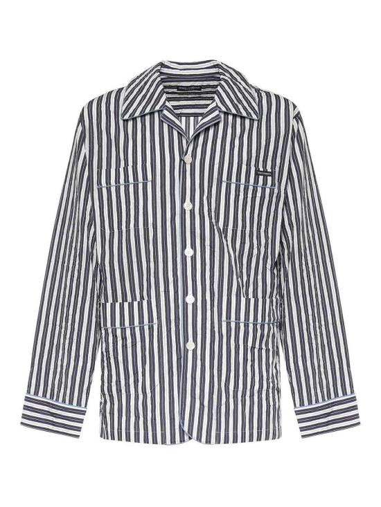 26SS 돌체앤가바나 크링클 스트라이프 배니티 셔츠 G5OI1TFBMFUS8053 Multicolour
