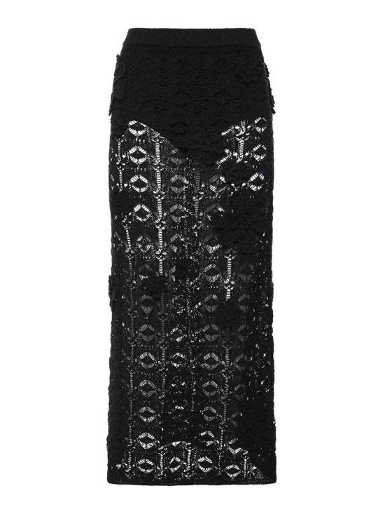 26SS 핑코 미디 스커트 106861A3B8Z99 Black
