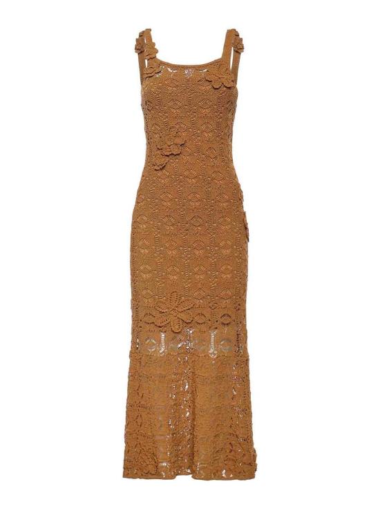 26SS 핑코 미디 스커트 106862A3B8L25 Brown