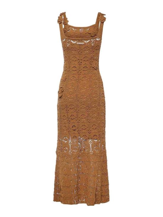 26SS 핑코 미디 스커트 106862A3B8L25 Brown - PINKO