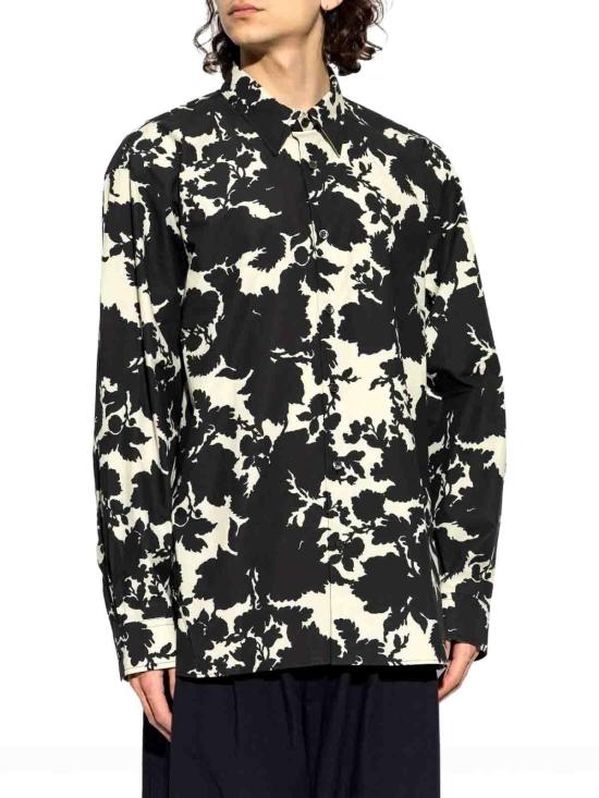 26SS 드리스 반 노튼 셔츠 2610207323352350 Black - DRIES VAN NOTEN