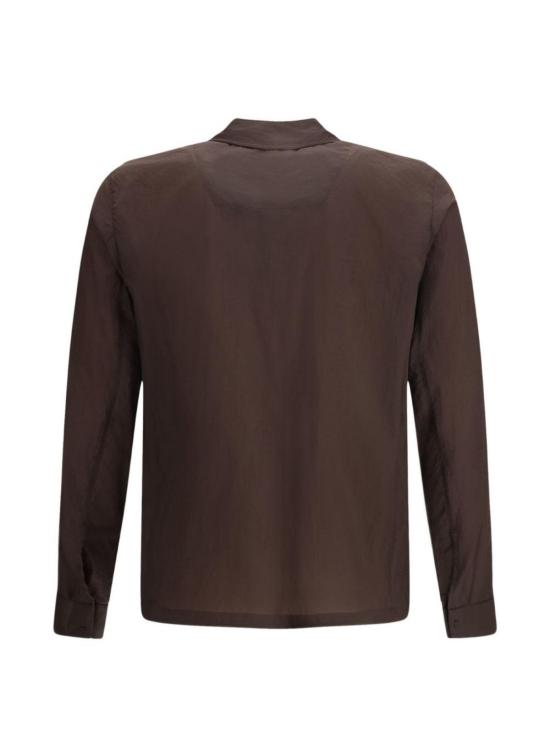 26SS 에르노 긴팔 셔츠 GI000646U128658800 Brown - HERNO