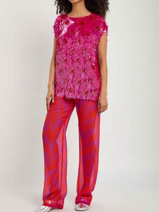 26SS 드리스 반 노튼 민소매 티셔츠 261010728338300 Multicolour - DRIES VAN NOTEN