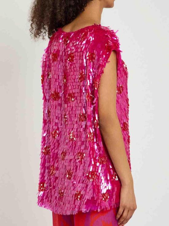 26SS 드리스 반 노튼 민소매 티셔츠 261010728338300 Multicolour - DRIES VAN NOTEN