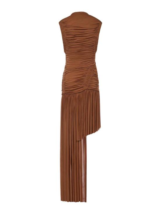 26SS 크리스토퍼에스버 미디 원피스 25043553RUSSET Brown - CHRISTOPHER ESBER