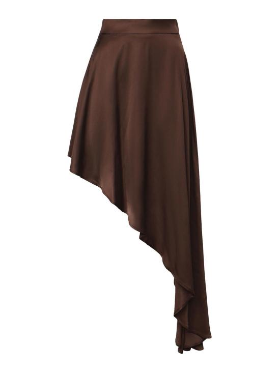 26SS 나인 미니츠 미디 스커트 26SSNGN0001CIOCCOLATO Brown