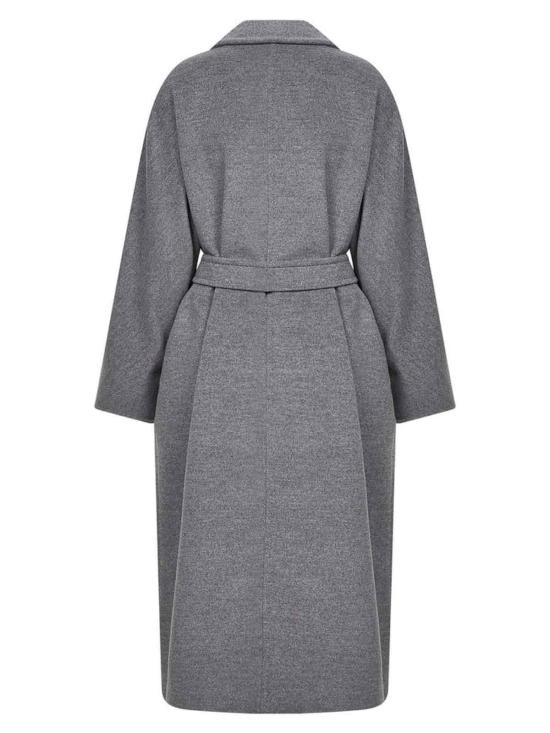 26SS 막스마라 마담 더블 브레스티드 코트 2611018011650018 Grey - MAX MARA