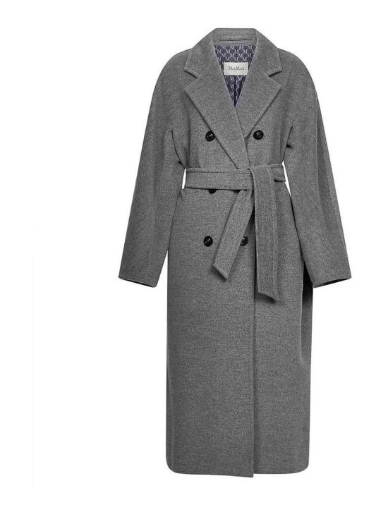26SS 막스마라 마담 더블 브레스티드 코트 2611018011650018 Grey