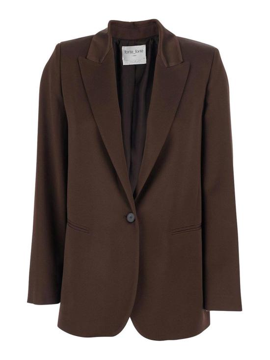 26SS 포르테포르테 수트 자켓 14547MYJACKETCHOCOLATE Brown
