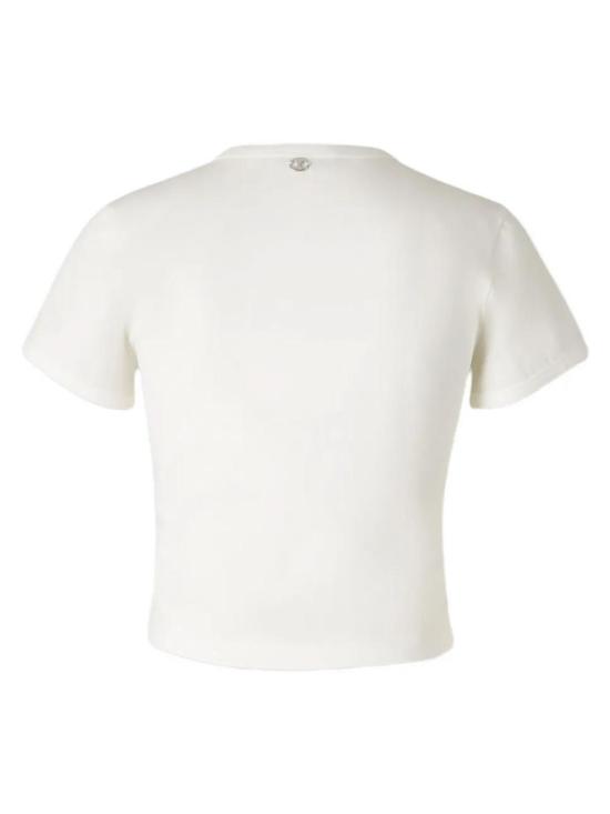 25FW 파코라반 반팔 티셔츠 SHJTE029CO0494P100 White - PACO RABANNE
