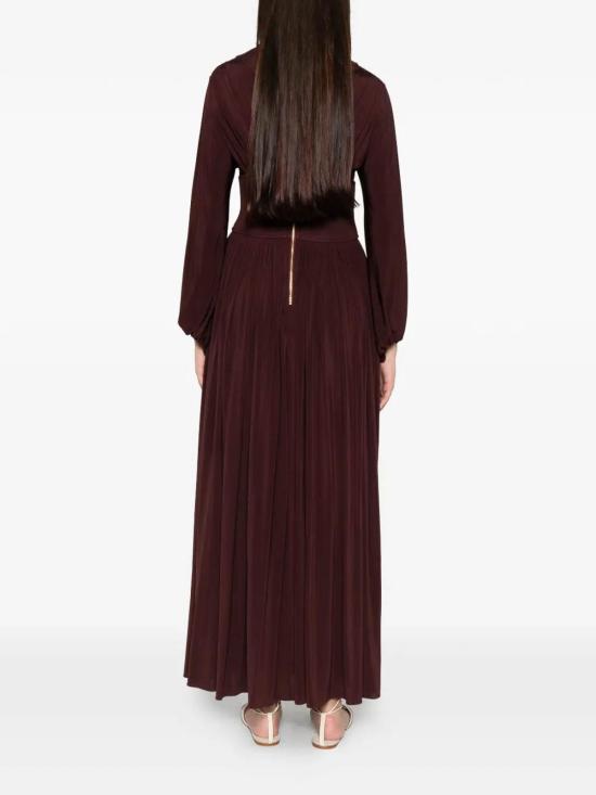 26SS 짐머만 롱 원피스 8580DS261MAHOGANY Burgundy - ZIMMERMANN