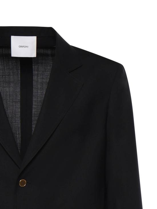 26SS 마우로 그리포니 수트 자켓 G6AB001699 Black - MAURO GRIFONI