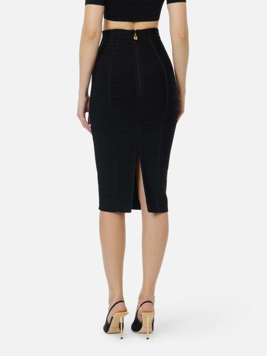 26SS 엘리자베타프랜치 탑 GK30D62E2100 Black - ELISABETTA FRANCHI
